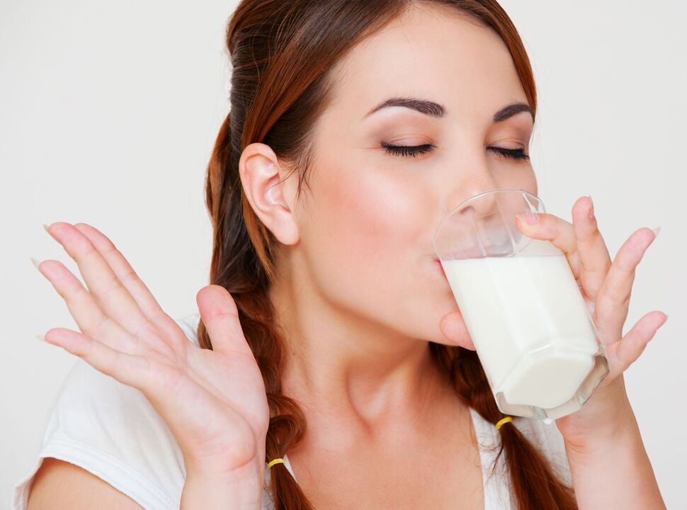 Use kefir to remove excess weight