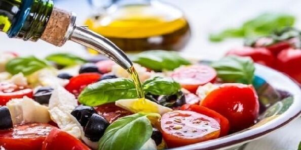 Be sure to use olive oil when preparing Mediterranean dishes. 