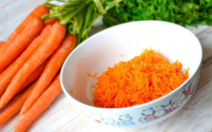 grated carrot for breakfast japanese diet